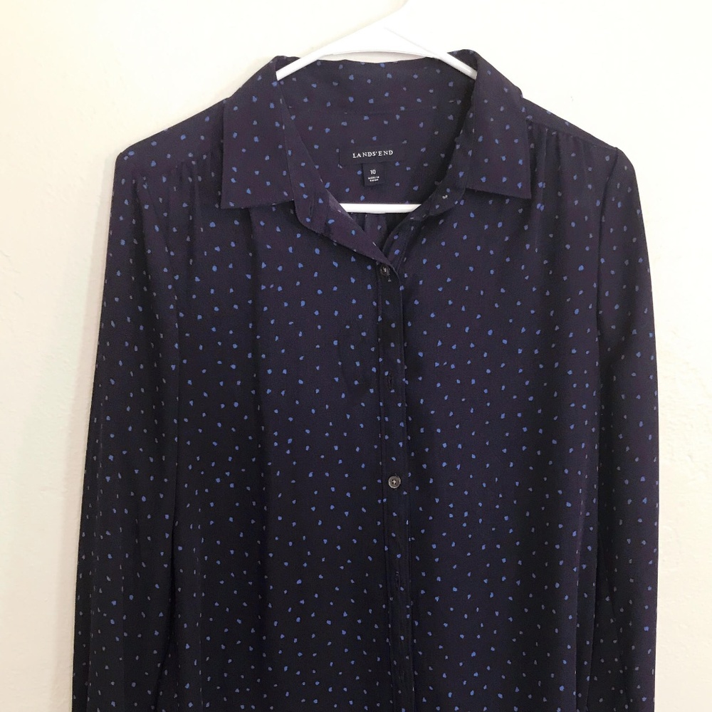Navy Work Blouse
